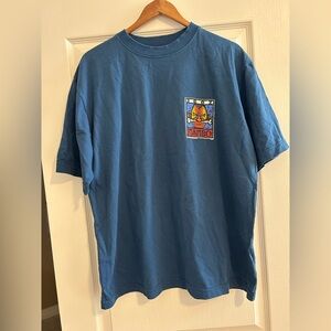 Mambo Australia Men's Medium 100% Cotton Vintage Blue Graphic Tee